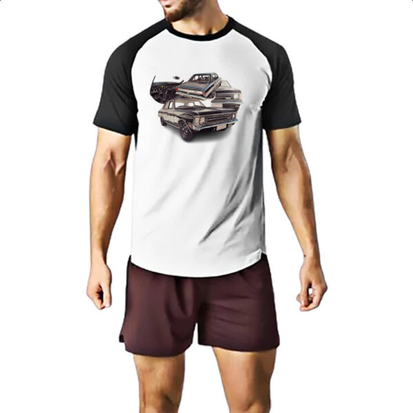 Camiseta Raglan Opala classico preto - Imagem 2