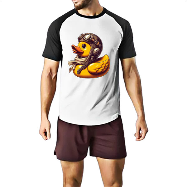 Camiseta Raglan Patinho de borracha Aviador - Imagem 2