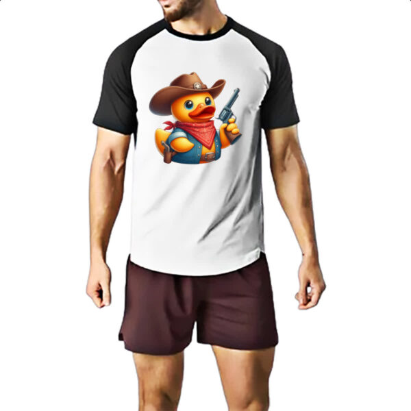 Camiseta Raglan Patinho de borracha Cowboy - Imagem 2