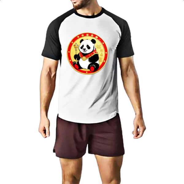 Camiseta Raglan Panda coin - Imagem 2