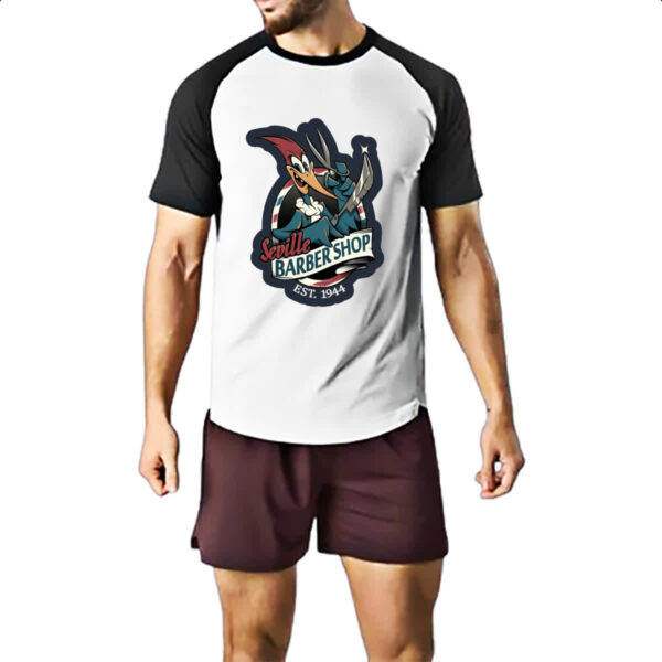 Camiseta Raglan Pica Pau - Seville Barber Shop - Imagem 2