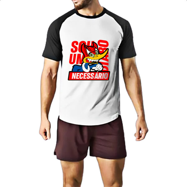 Camiseta Raglan Pica Pau - Sou um diabo necessario - Imagem 2