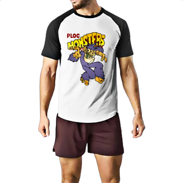 Camiseta Raglan Ploc Monsters Nostalgia 1 - Imagem 2