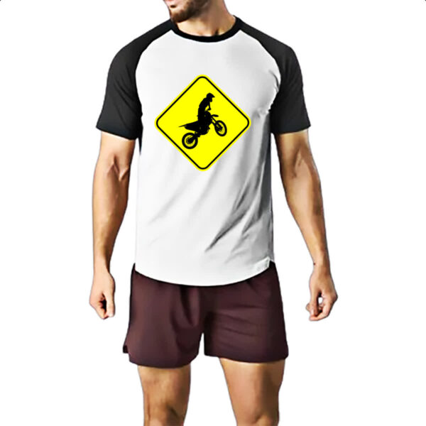 Camiseta Raglan Placa Motocross - Imagem 2