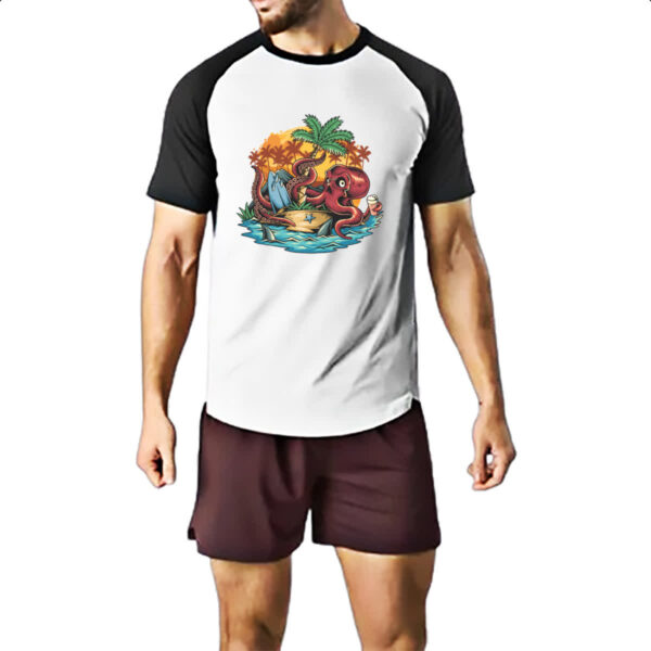 Camiseta Raglan Polvo na ilha - Imagem 2