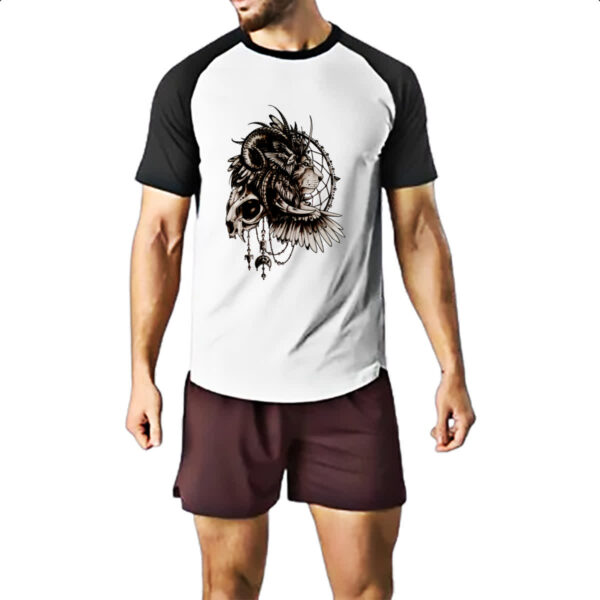 Camiseta Raglan Apanhador de sonhos quimera - Imagem 2