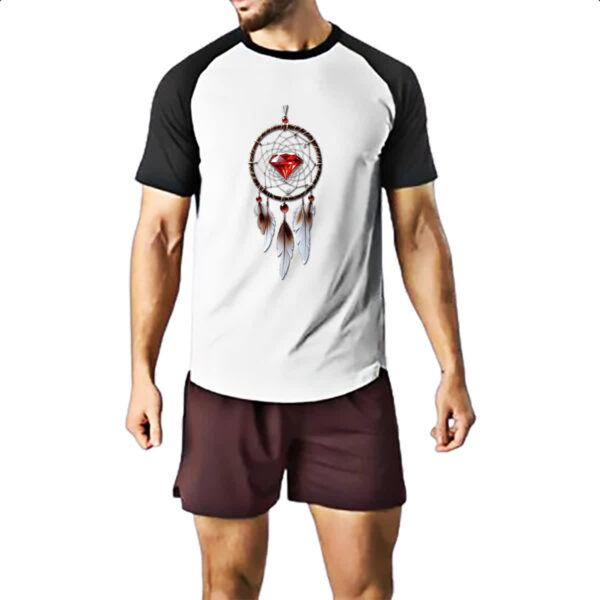 Camiseta Raglan Apanhador de sonhos rubi - Imagem 2