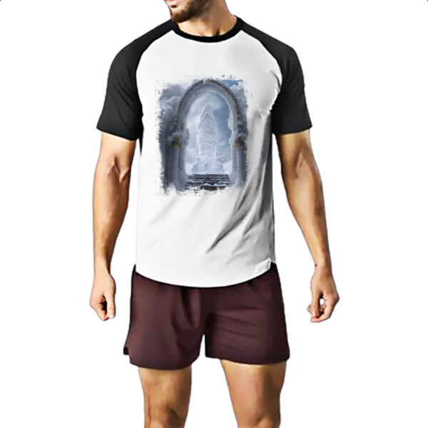 Camiseta Raglan Portal do reino celestial - Imagem 2
