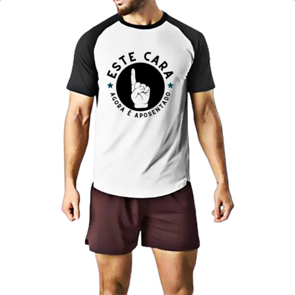 Camiseta Raglan Aposentado - Image 2