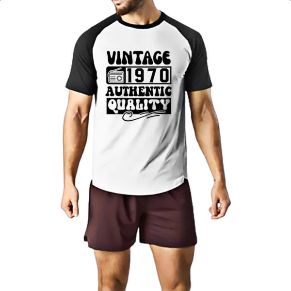 Camiseta Raglan Radio Vintage 1970 - Imagem 2