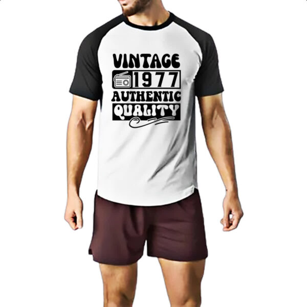 Camiseta Raglan Radio Vintage 1977 - Imagem 2
