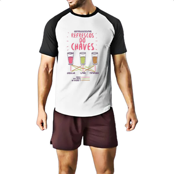Camiseta Raglan Refrescos do chaves - Imagem 2