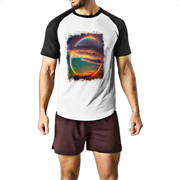 Camiseta Raglan Arco-Iris total - Imagem 2