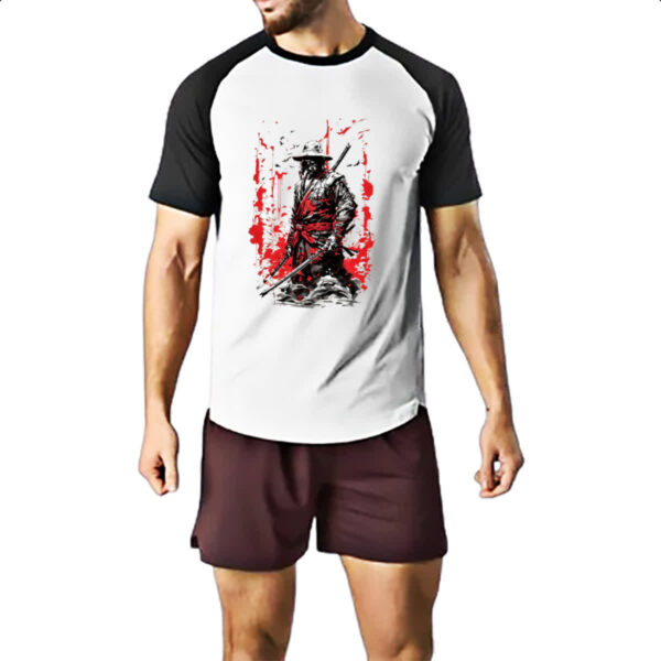 Camiseta Raglan Ronin comic book style - Imagem 2