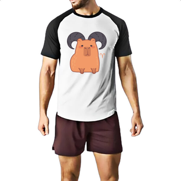 Camiseta Raglan Signo Capivara Aries - Imagem 2
