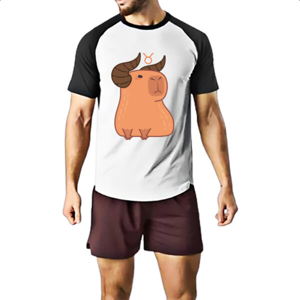 Camiseta Raglan Signo Capivara Touro - Imagem 2