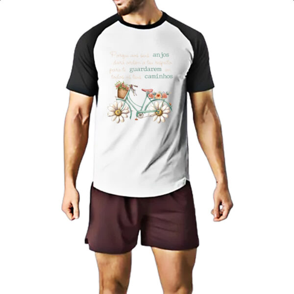 Camiseta Raglan Salmos anjos - Imagem 2