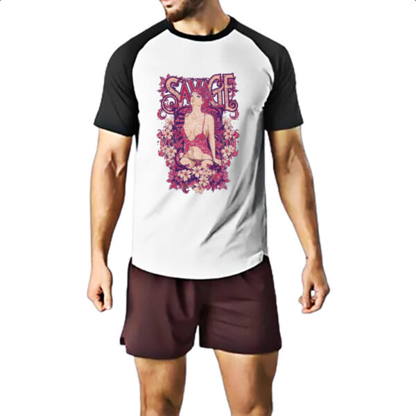 Camiseta Raglan Savage girl - Imagem 2