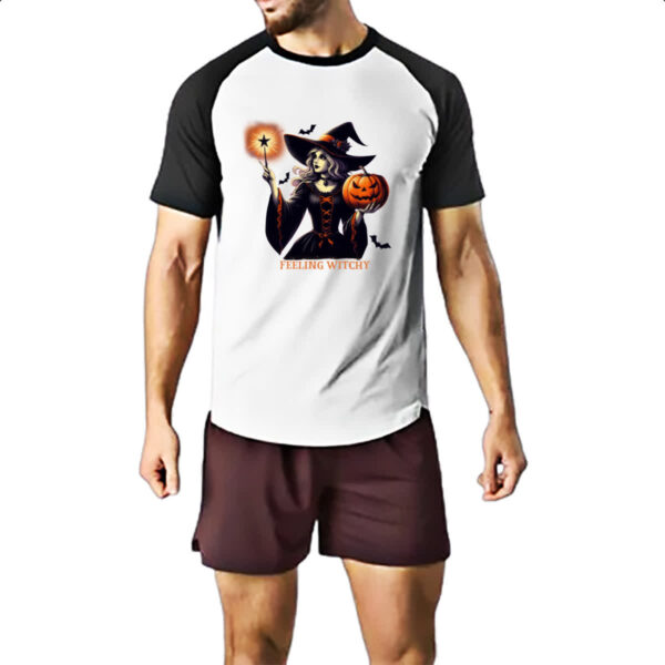 Camiseta Raglan Sentindo-se bruxa - Imagem 2