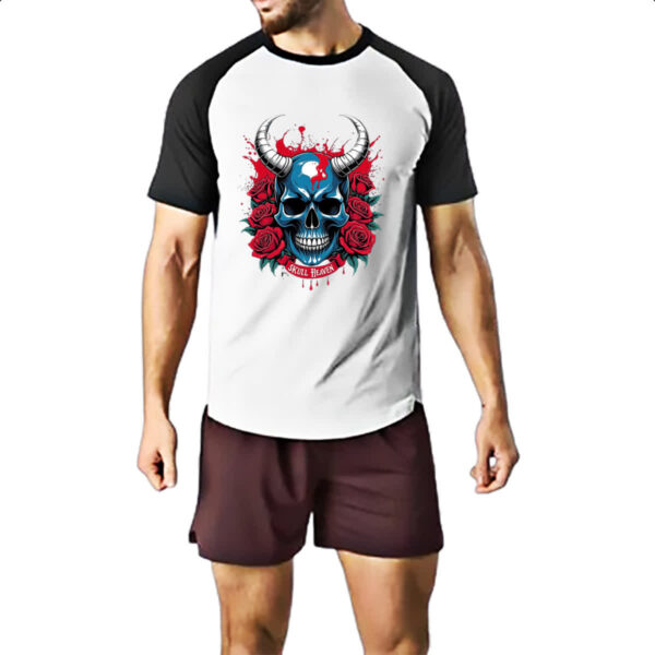Camiseta Raglan Skull Heaven - Imagem 2