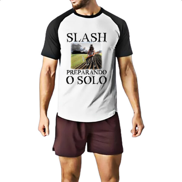 Camiseta Raglan Slash preparando o solo - Imagem 2
