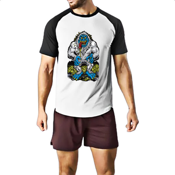 Camiseta Raglan Snow Yeti - Imagem 2