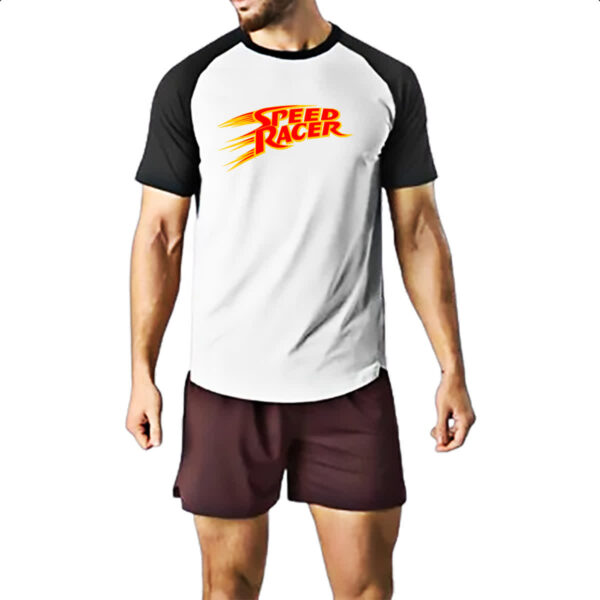 Camiseta Raglan Speed Racer logo - Imagem 2