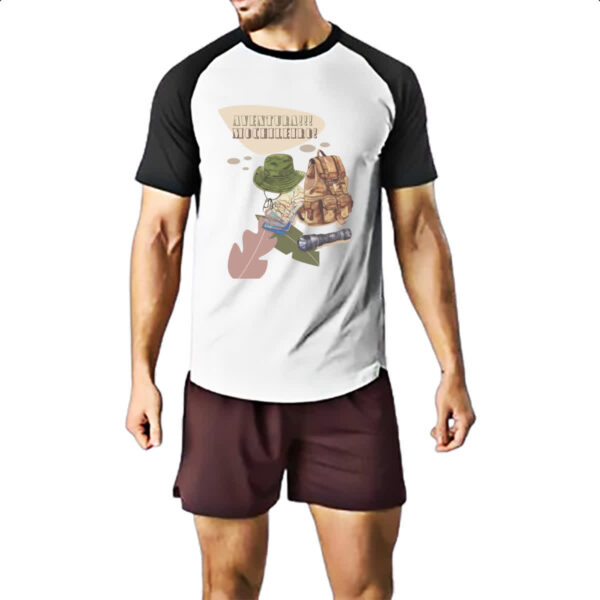Camiseta Raglan Aventureiro Mochileiro - Imagem 2