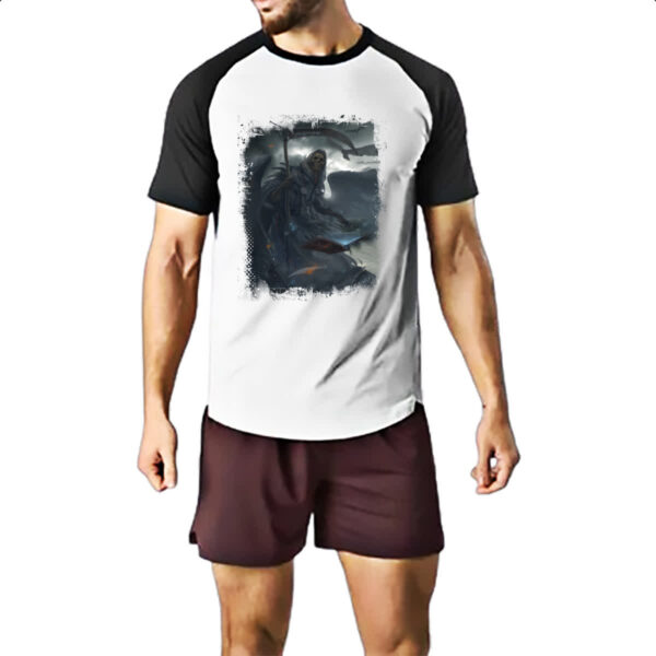 Camiseta Raglan A morte e seu diario - Imagem 2