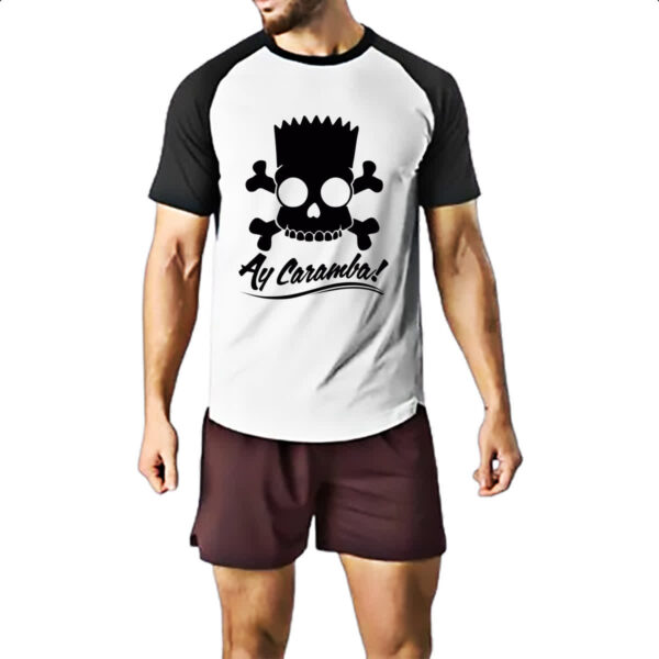 Camiseta Raglan Bart Pirata - Ay Caramba - Imagem 2