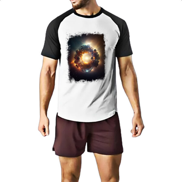 Camiseta Raglan Big Bang Universo 2 - Imagem 2