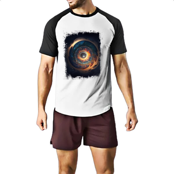 Camiseta Raglan Big Bang Universo 3 - Imagem 2