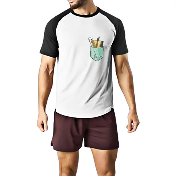 Camiseta Raglan Bolso de desenhista - Imagem 2