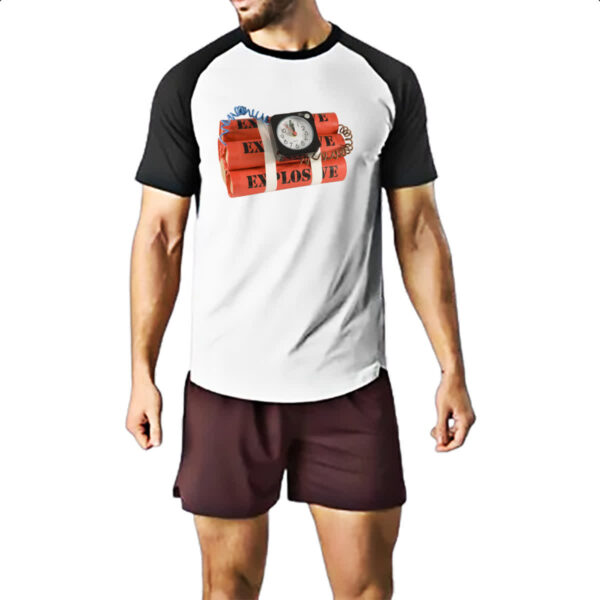 Camiseta Raglan Bomba relogio - Imagem 2