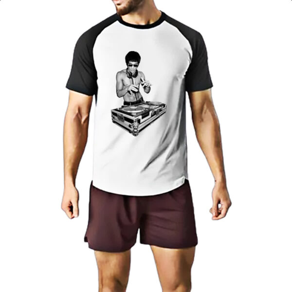 Camiseta Raglan Bruce Lee DJ - Imagem 2