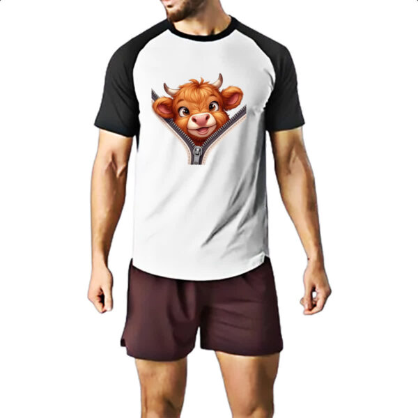 Camiseta Raglan Bufalo no ziper - Imagem 2