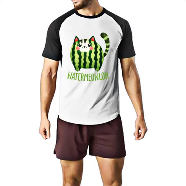 Camiseta Raglan Watermeowlon - Imagem 2