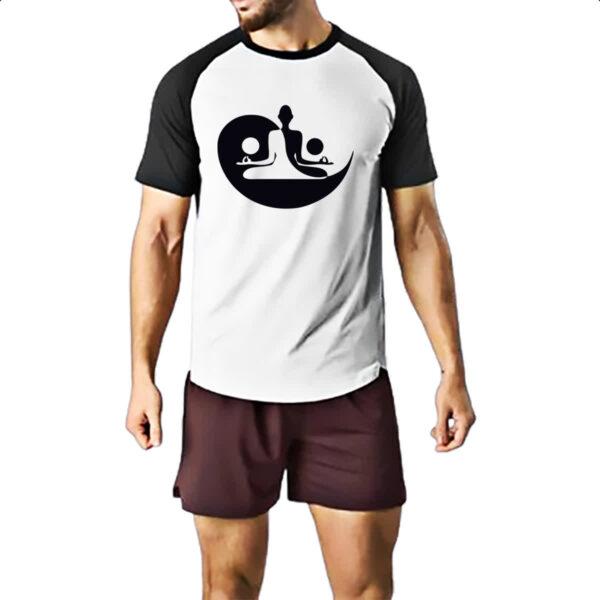 Camiseta Raglan Yin e Yang Adamaste - Imagem 2