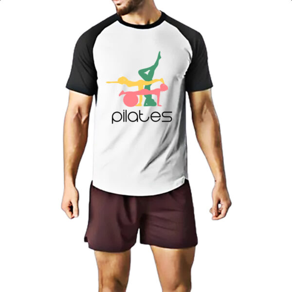Camiseta Raglan Academia fitnes pilates - Imagem 2