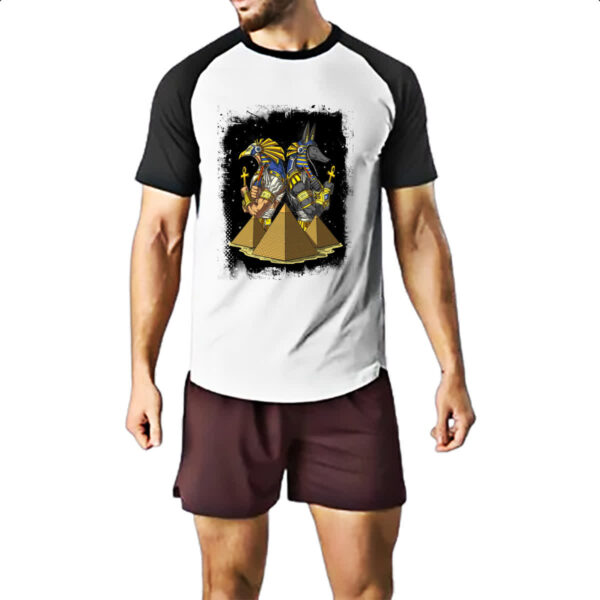 Camiseta Raglan Horus e Anubis - Imagem 2