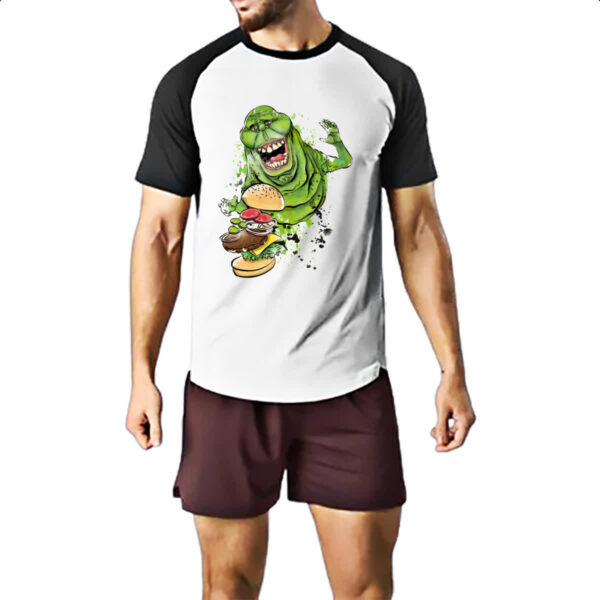 Camiseta Raglan Caca Fantasmas Ghostbusters Geleia - Imagem 2