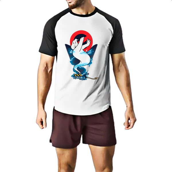 Camiseta Raglan Caca Fantasmas capiturado - Imagem 2