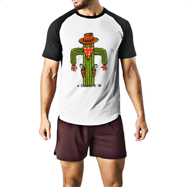 Camiseta Raglan Cacto cowboy - Imagem 2