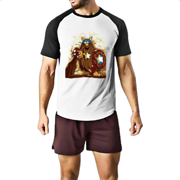 Camiseta Raglan Capitao Cavermerica - Imagem 2
