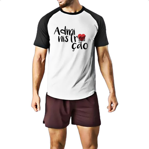 Camiseta Raglan Administracao - 1 - Imagem 2
