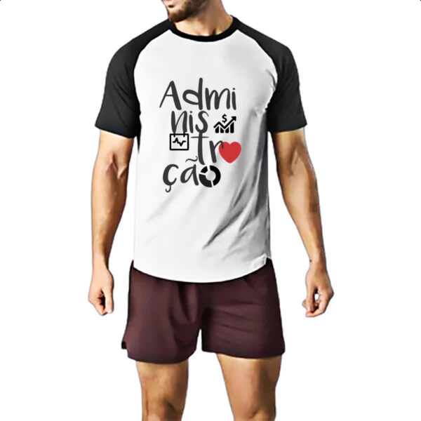 Camiseta Raglan Administracao - 2 - Imagem 2