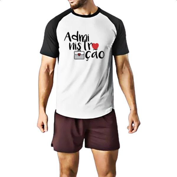 Camiseta Raglan Administracao - 3 - Imagem 2
