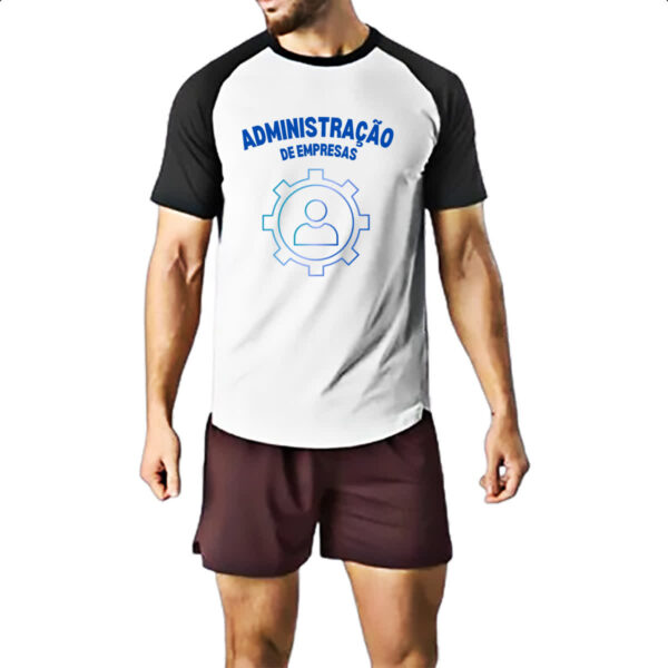 Camiseta Raglan Administracao Empresas - Imagem 2