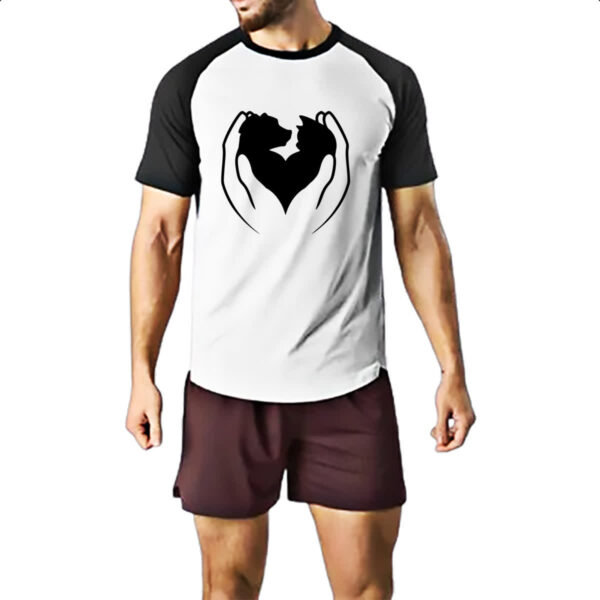 Camiseta Raglan Adocao Pet carinho - Imagem 2