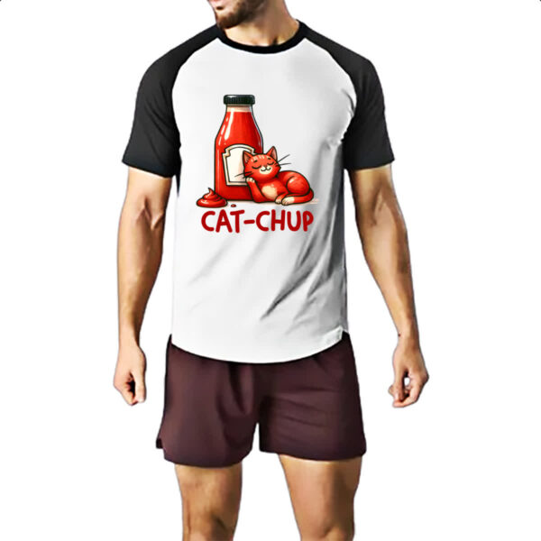 Camiseta Raglan Cat-Chup - Imagem 2